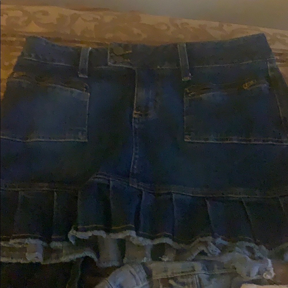 Mini Jean skirt